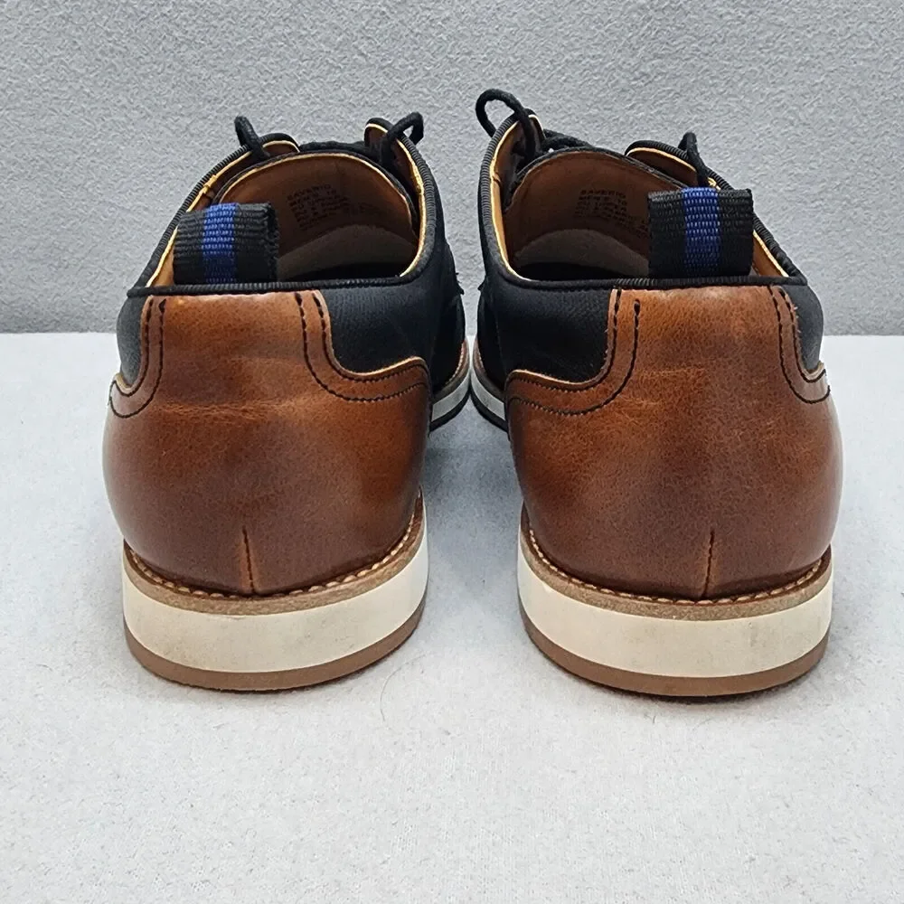 Steve Madden Men's Saverio‎ Casual Oxford Black Dress Shoes Lace Up Sz 10